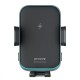 Автомобільний тримач з Бездротовим ЗП Proove Triple Clamp Pro 15W Metal Gray