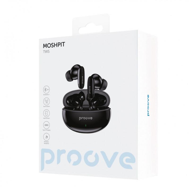 Бездротові навушники Proove MoshPit TWS black glossy