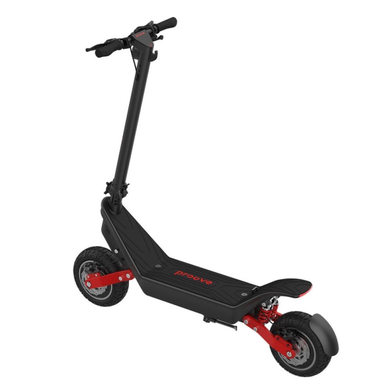 Електросамокат Proove Model Dual Sport (чорно червоний)