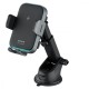 Автомобільний тримач з Бездротовим ЗП Proove Triple Clamp Pro 15W black