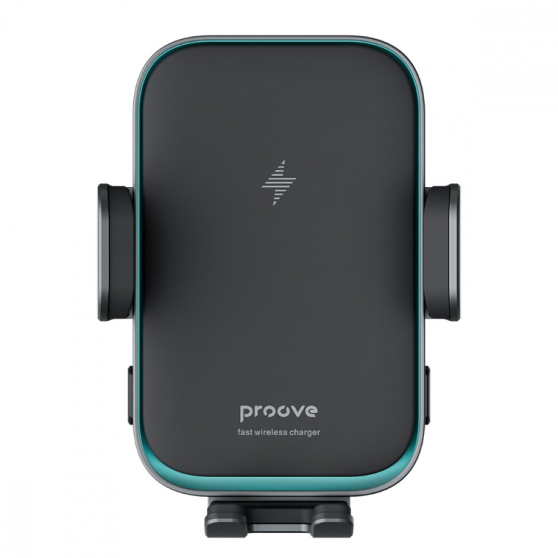 Автомобільний тримач з Бездротовим ЗП Proove Triple Clamp Pro 15W black