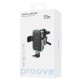 Автомобільний тримач з Бездротовим ЗП Proove Triple Clamp Pro 15W black
