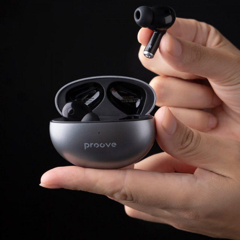 Бездротові навушники Proove Thunder Buds TWS with ANC gray