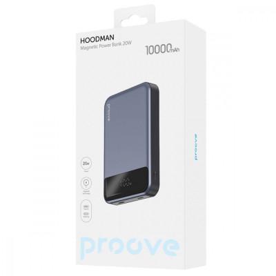 UMB Proove Hoodman Magnetic 20W 10000 mAh MagSafe Wireless Powerbank Dark Gray (54073)