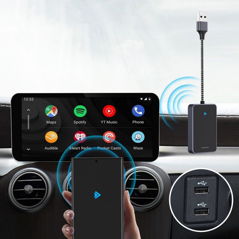 Бездротовий адаптер Proove AA-01 Wireless Car Adapter black