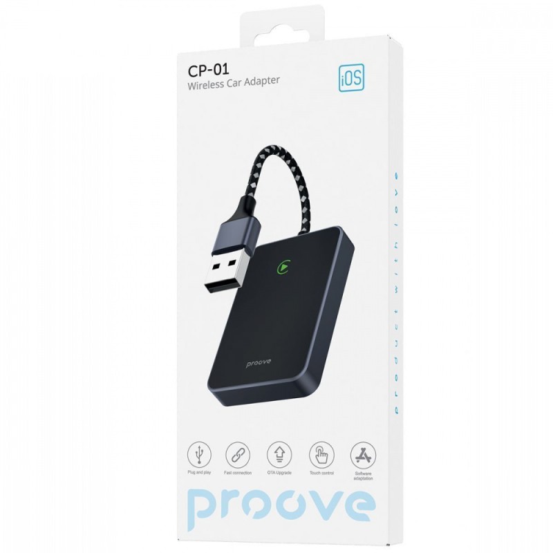 Бездротовий адаптер Proove СP-01 Wireless Car Adapter black