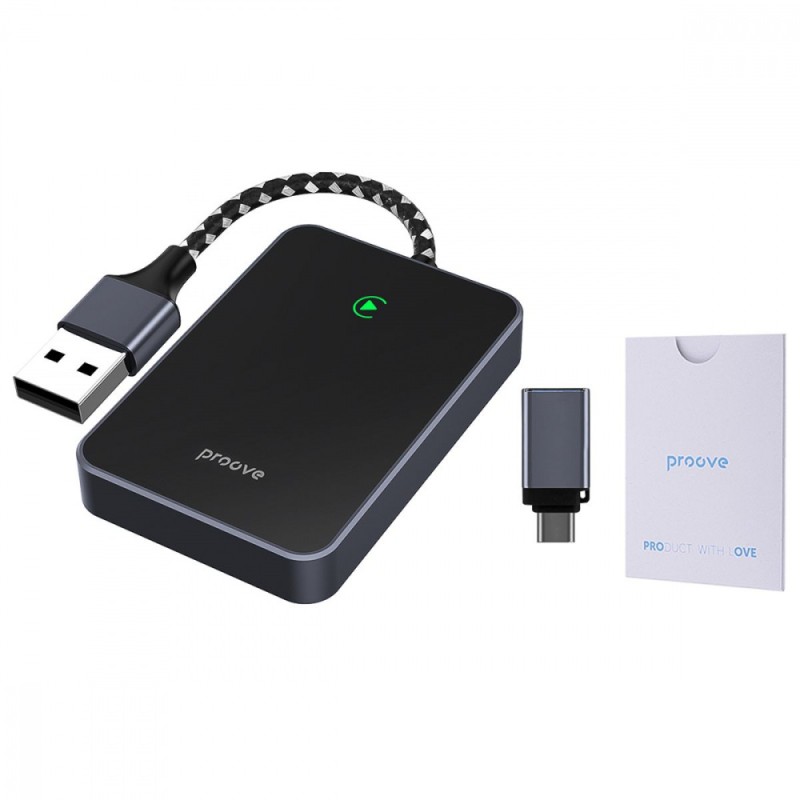 Бездротовий адаптер Proove СP-01 Wireless Car Adapter black