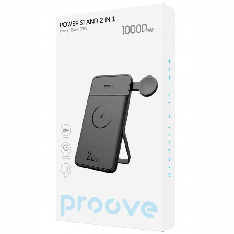 Портативна Батарея Proove Power Stand 2 in 1 20W 10000mAh black