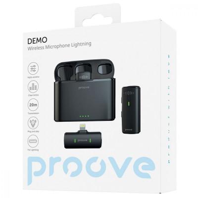 Беспроводной петличный микрофон Proove Demo Lightning black