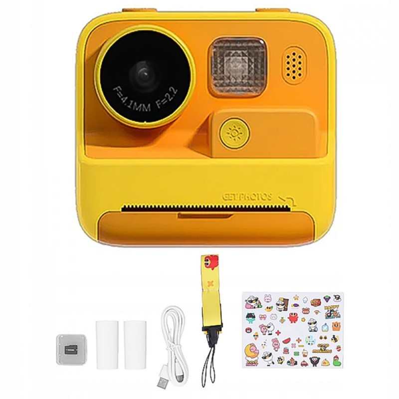 Детская фотокамера моментальной печати SnapShot yellow Детская фотокамера моментальной печати SnapShot yellow