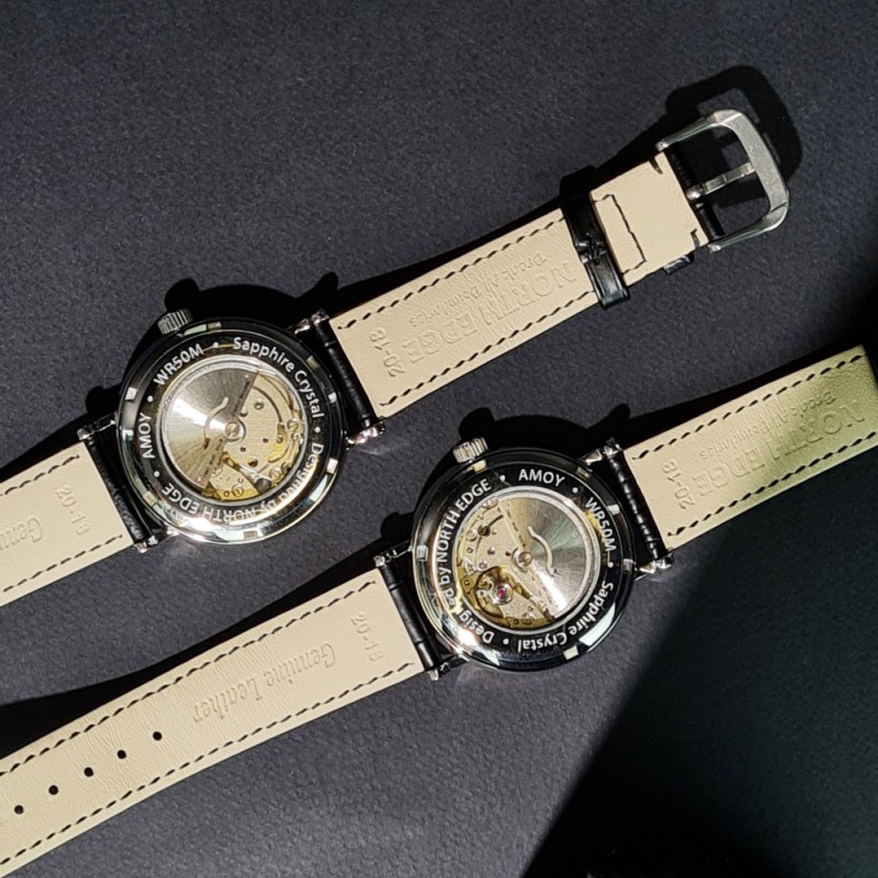 Механические Часы NORTH EDGE AMOY silver