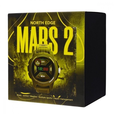 Смарт Годинник NORTH EDGE Mars 2 yellow