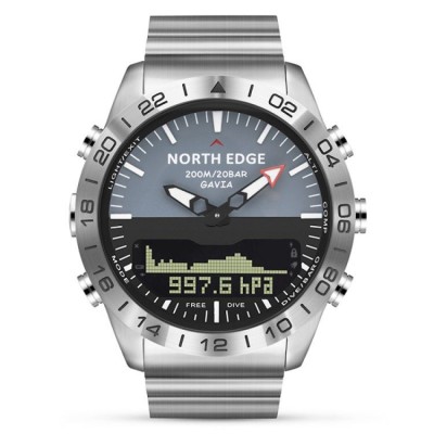Цифровий Годинник NORTH EDGE Gavia black