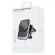 Автомобільний тримач з Бездротовим ЗП Proove Square Magnetic Pro 15W Metal Gray