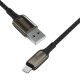 Кабель Proove Dense Metal USB to Lightning 2.4A (1m) Black