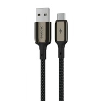 Кабель Proove Dense Metal USB to Micro USB 2.4A (1m) black