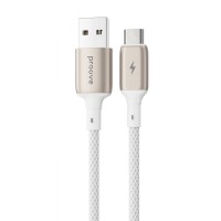 Кабель Proove Dense Metal USB to Type-C 2.4A (1m) white