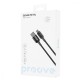 Кабель Proove Dense Metal USB для Type-C 2.4A (1m) Black
