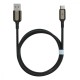 Кабель Proove Dense Metal USB для Type-C 2.4A (1m) Black