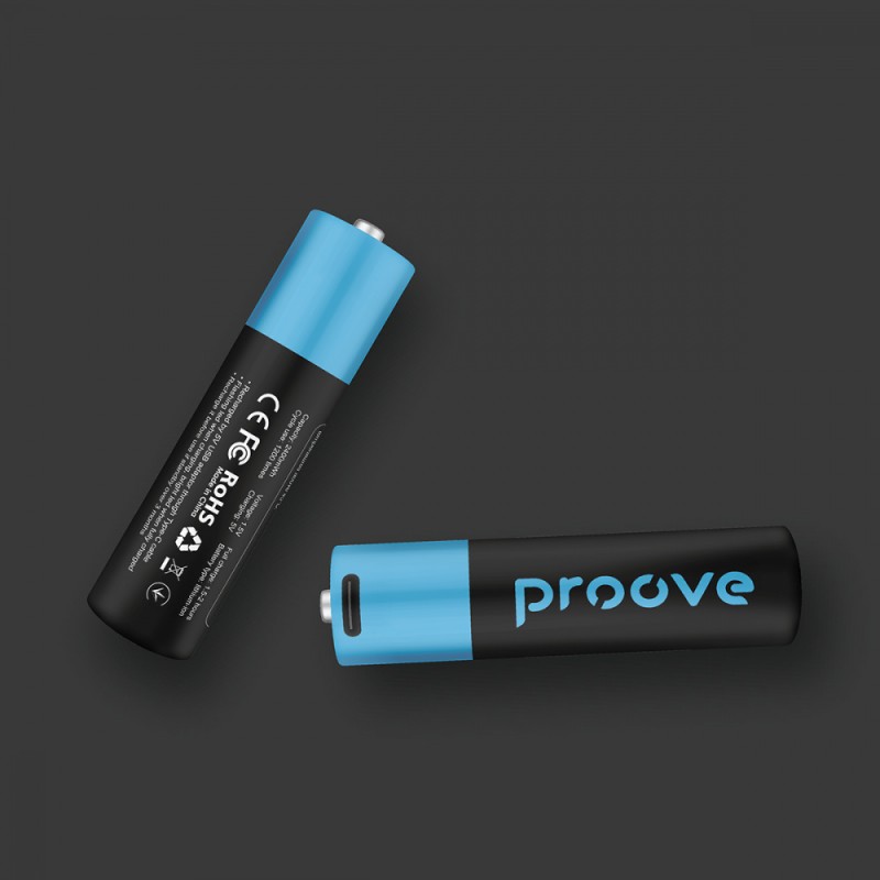 Акумуляторні батарейки Proove Compact Energy AA 2 шт Black