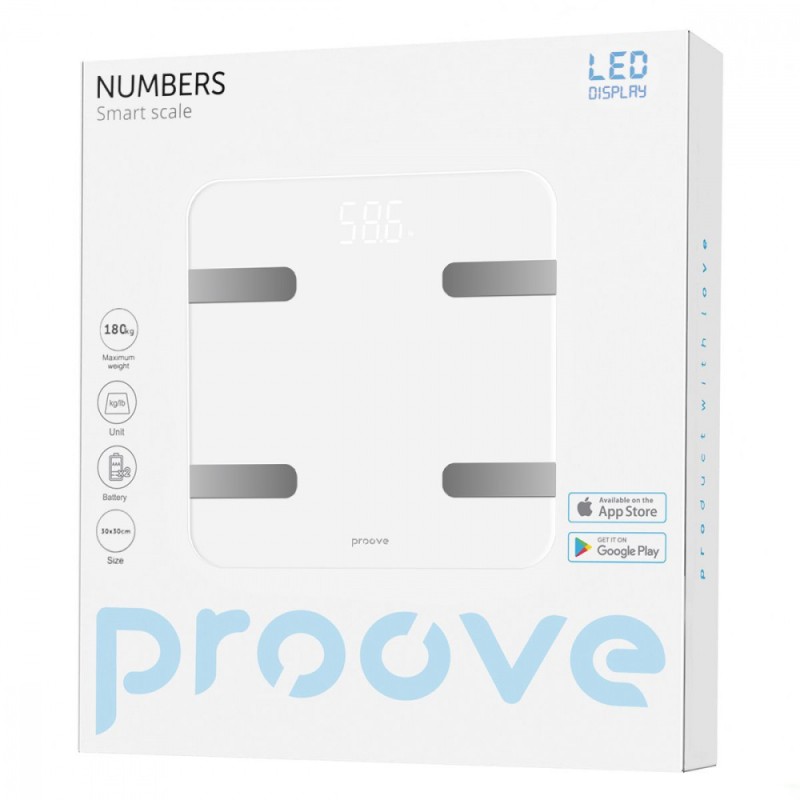 Смарт-ваги Proove Numbers White