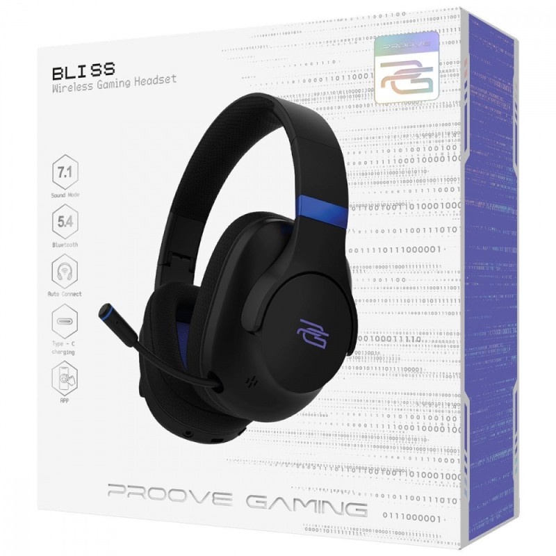 Бездротова ігрова гарнітура Proove Gaming Bliss (APP) White