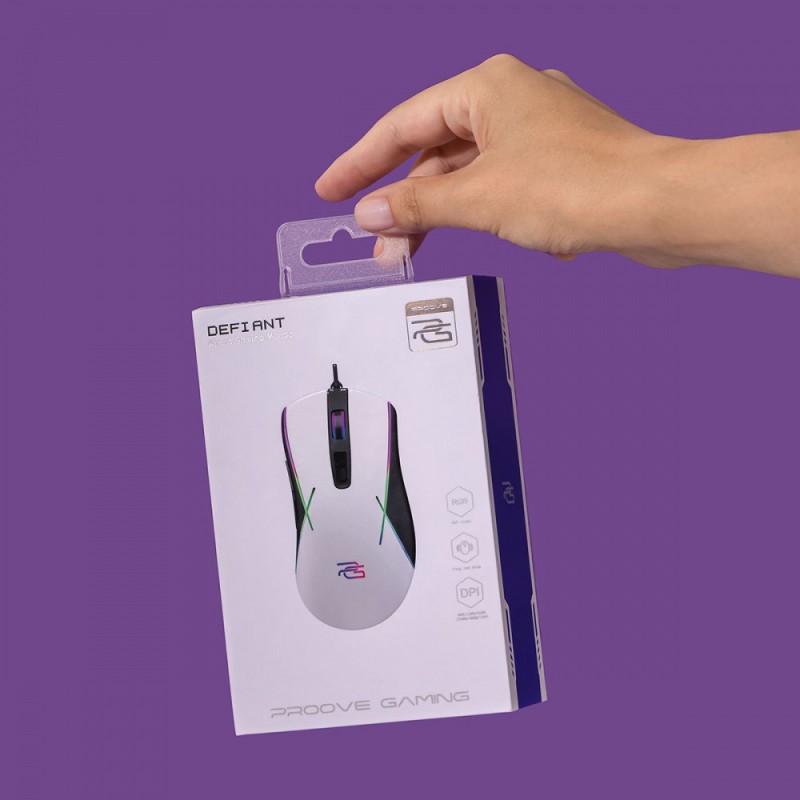 Wired gaming mouse Proove Gaming Defiant Black