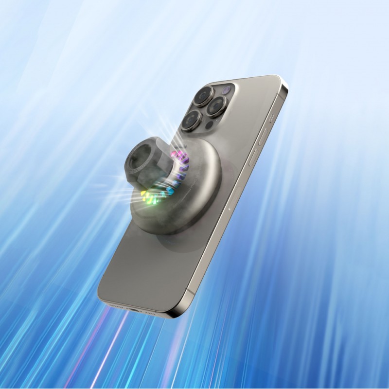 Автомобільний тримач з Бездротовим ЗП Proove IceCore QI2 15W Gray