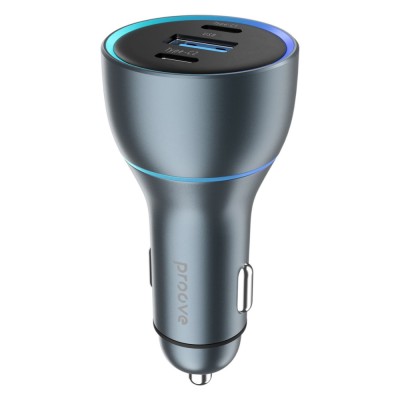 АЗП Proove Super Charge 130W (2 Type-C + USB) black