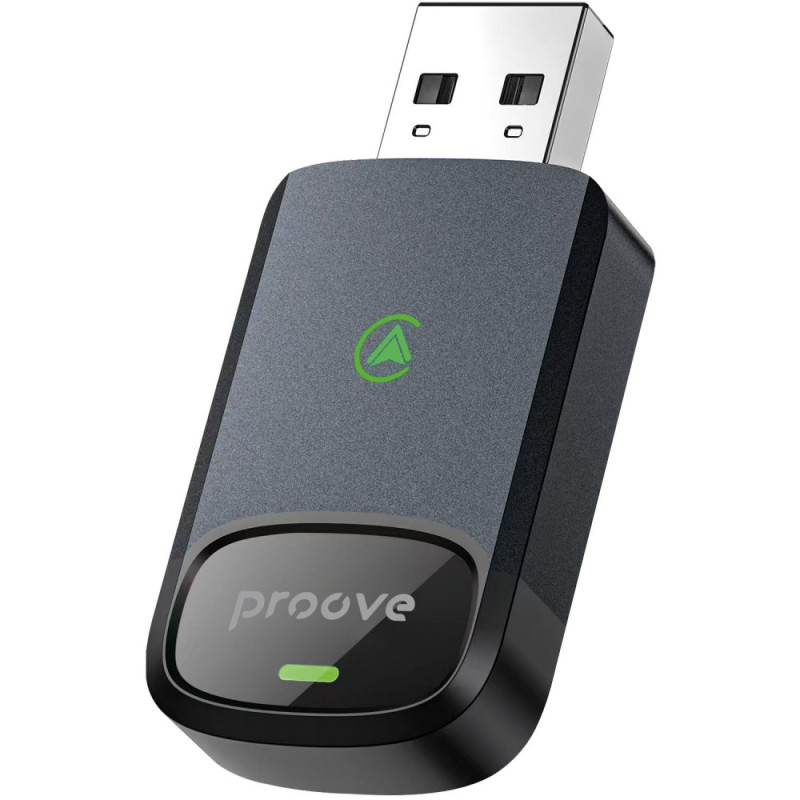 Бездротовий адаптер Proove Unity 2in1 CarPlay / Android Auto gray