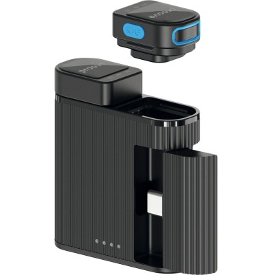 Бездротовий петличний мікрофон Proove DualCast Black для блогінгу та стрімів