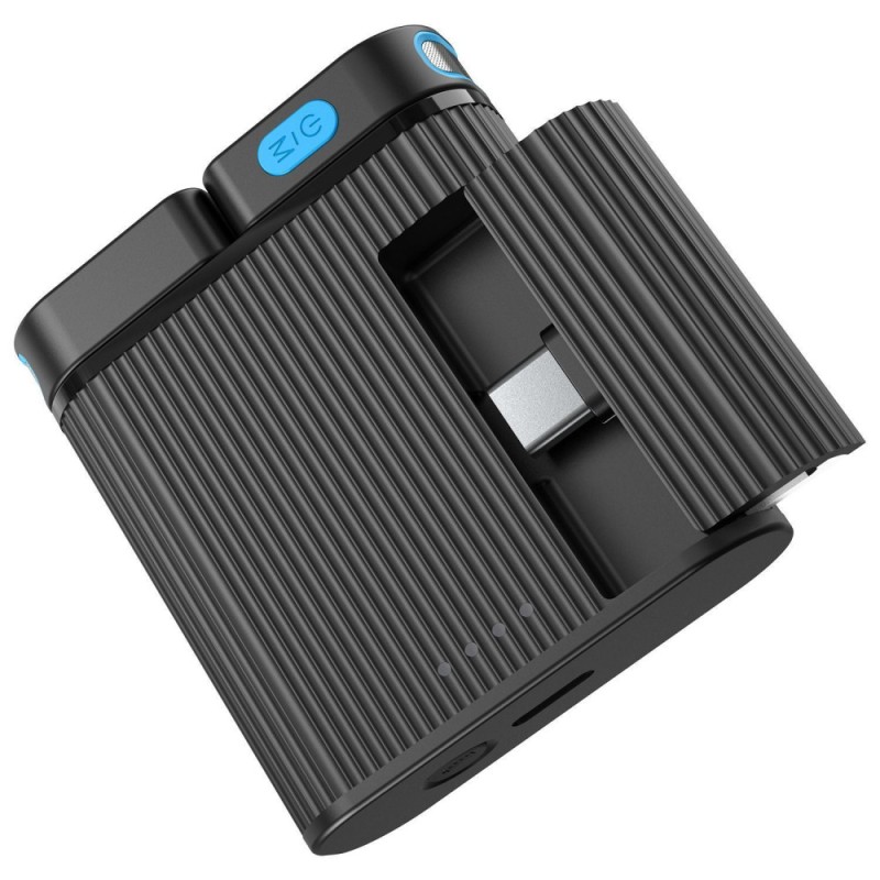 Бездротовий петличний мікрофон Proove DualCast Black для блогінгу та стрімів