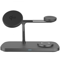 Бездротова зарядна станція Proove Magnetic Field Pro 3 in 1 Qi2 15W Black