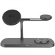 Бездротова зарядна станція Proove Magnetic Field Pro 3 in 1 Qi2 15W Black