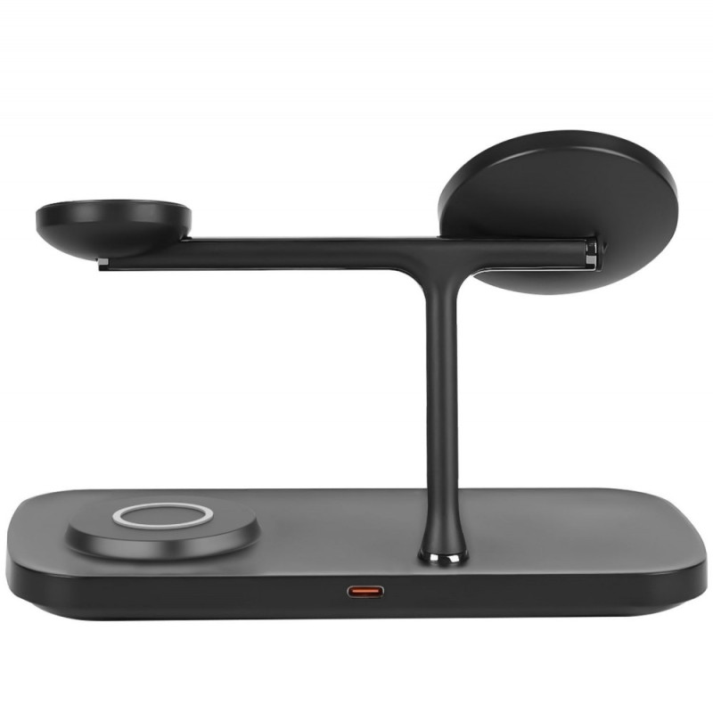 Бездротова зарядна станція Proove Magnetic Field Pro 3 in 1 Qi2 15W Black