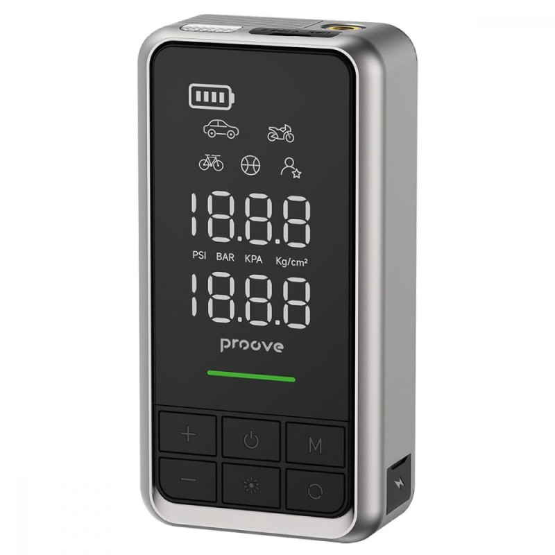 Пусковий Пристрій 2 в 1 + Насос Proove Air Jump 10400mAh 1000A Gray