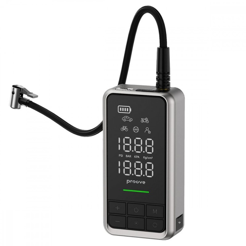 Пусковий Пристрій 2 в 1 + Насос Proove Air Jump 10400mAh 1000A Gray