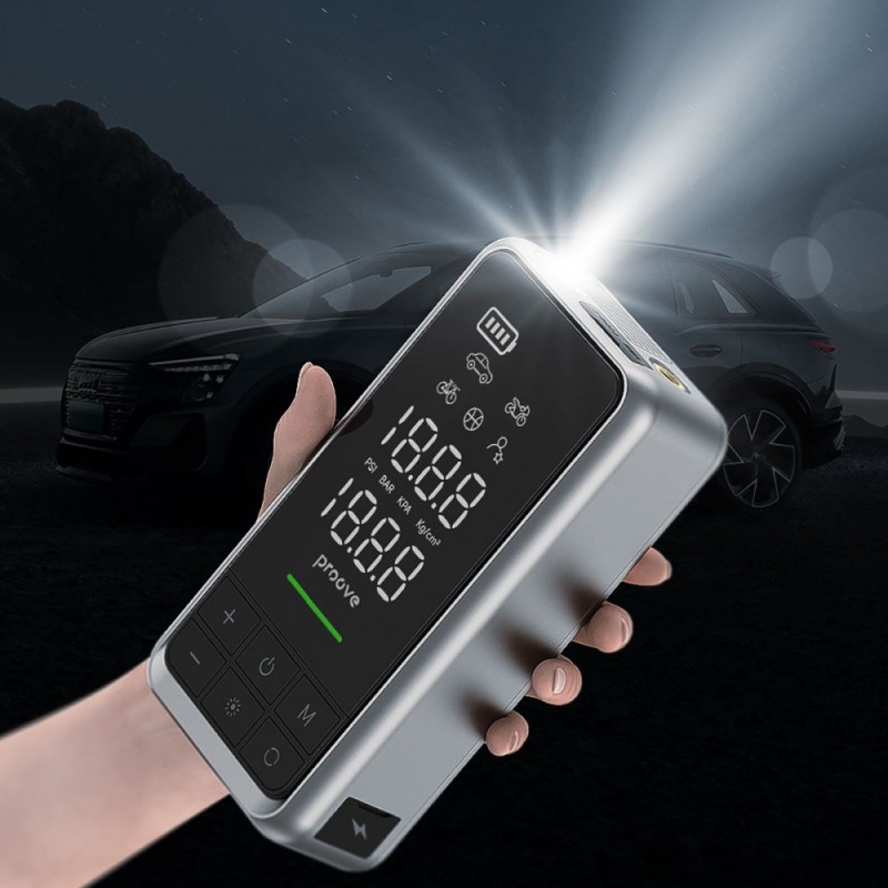 Пусковий Пристрій 2 в 1 + Насос Proove Air Jump 10400mAh 1000A Gray