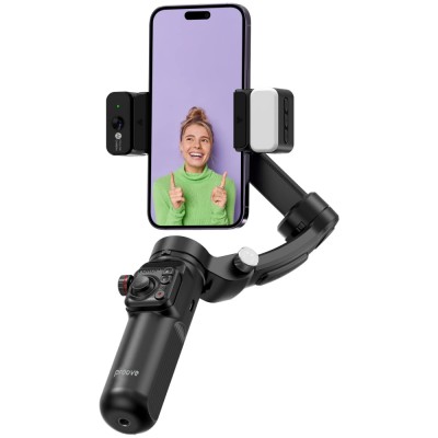 Стабілізатор для смартфона Proove Vector Gimbal Stabilizer з AI-трекінгом та LED-підсвічуванням