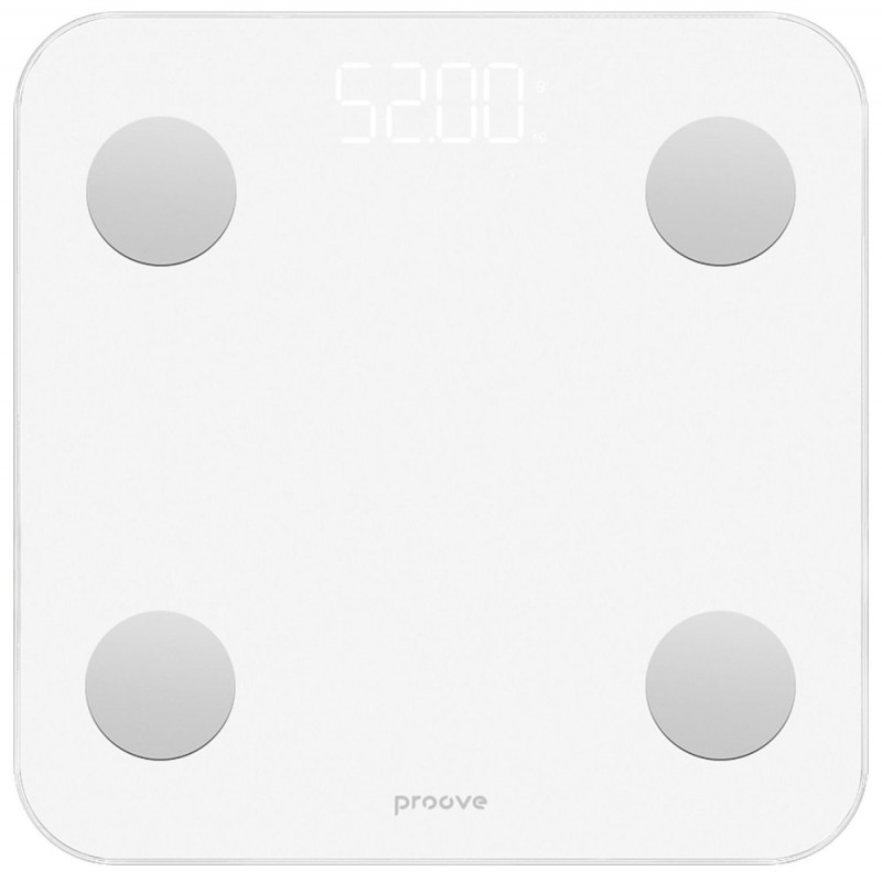 Смарт-ваги Proove Balance II White - точні підлогові ваги з Bluetooth