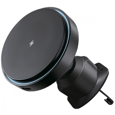 Car holder for phone Proove Light Circle Wireless Charger 15W, MagSafe Black (47926)