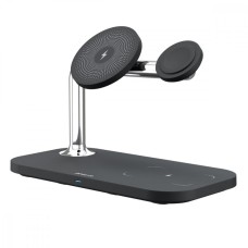 Бездротовий зарядний пристрій Proove Magnetic Field 3 in 1, MagSafe, QuickCharge, Type-C 15W Black (44657)