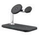 Бездротовий зарядний пристрій Proove Magnetic Field 3 in 1, MagSafe, QuickCharge, Type-C 15W Black (44657)