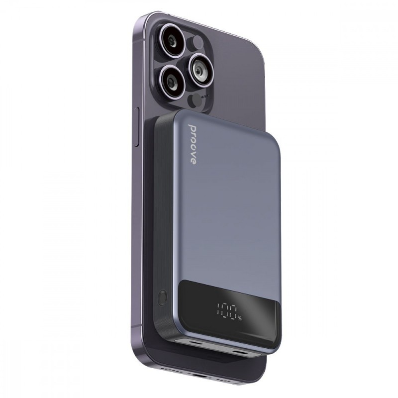 UMB Proove Hoodman Magnetic 20W 10000 mAh MagSafe Wireless Powerbank Dark Gray (54073)