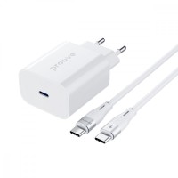 Мережевий зарядний пристрій Proove Rapid 30W 30W EU Type-C QC3.0 PD3.0 White + кабель Type-C (54688) Мережевий зарядний пристрій Proove Rapid 30W 30W EU Type-C QC3.0 PD3.0 White + кабель Type-C (54688)