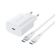 Мережевий зарядний пристрій Proove Rapid 30W 30W EU Type-C QC3.0 PD3.0 White + кабель Type-C (54688)
