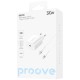 Мережевий зарядний пристрій Proove Rapid 30W 30W EU Type-C QC3.0 PD3.0 White + кабель Type-C (54688)