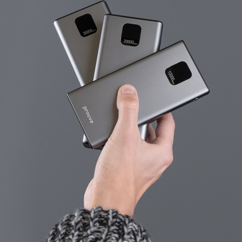 УМБ Proove Guardian 30000mAh Type-C + 2xUSB + Micro USB 22.5W Silver (PBG322210004) УМБ Proove Guardian 30000mAh Type-C + 2xUSB + Micro USB 22.5W Silver (PBG322210004)