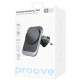 Proove Square Magnetic Pro 15W Metal Gray Car Holder with Wireless Charger Proove Square Magnetic Pro 15W Metal Gray Car Holder with Wireless Charger