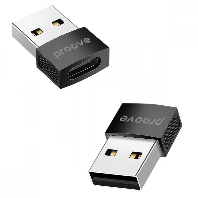 Перехідник OTG Proove Extension Type-C to USB black